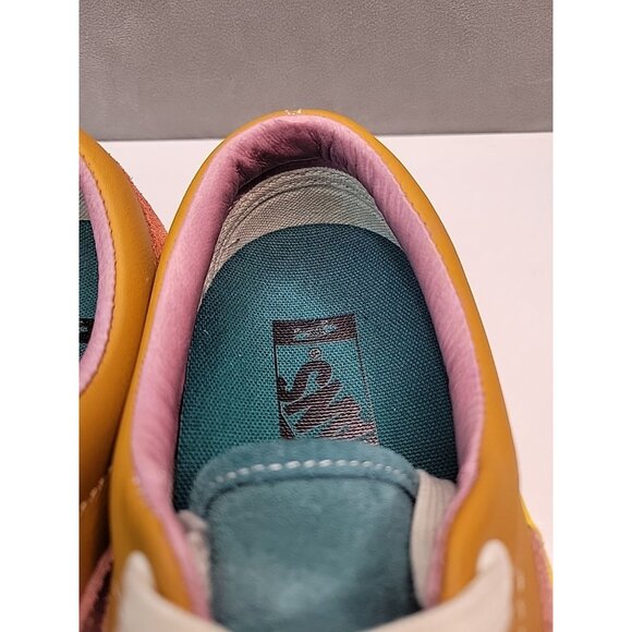 Vans Sneakers Era LX Suede Leather Rust Blue Pink Lace Up Sz Men 4.5 Women 6, EC - Picture 5 of 16